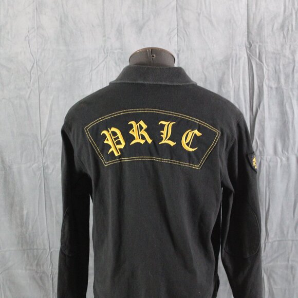 Vintage Polo Rugby Jersey - Black Colour with Stitched Logo - Men's Medium - Picture 7 of 10
